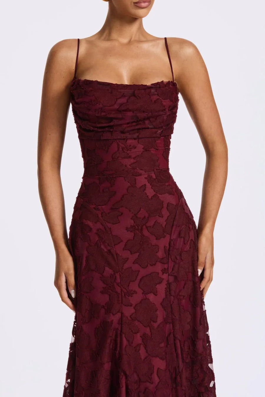 WOMEN'S SUMMER FLORAL LACE MAXI DRESS - Zarino Newstyle