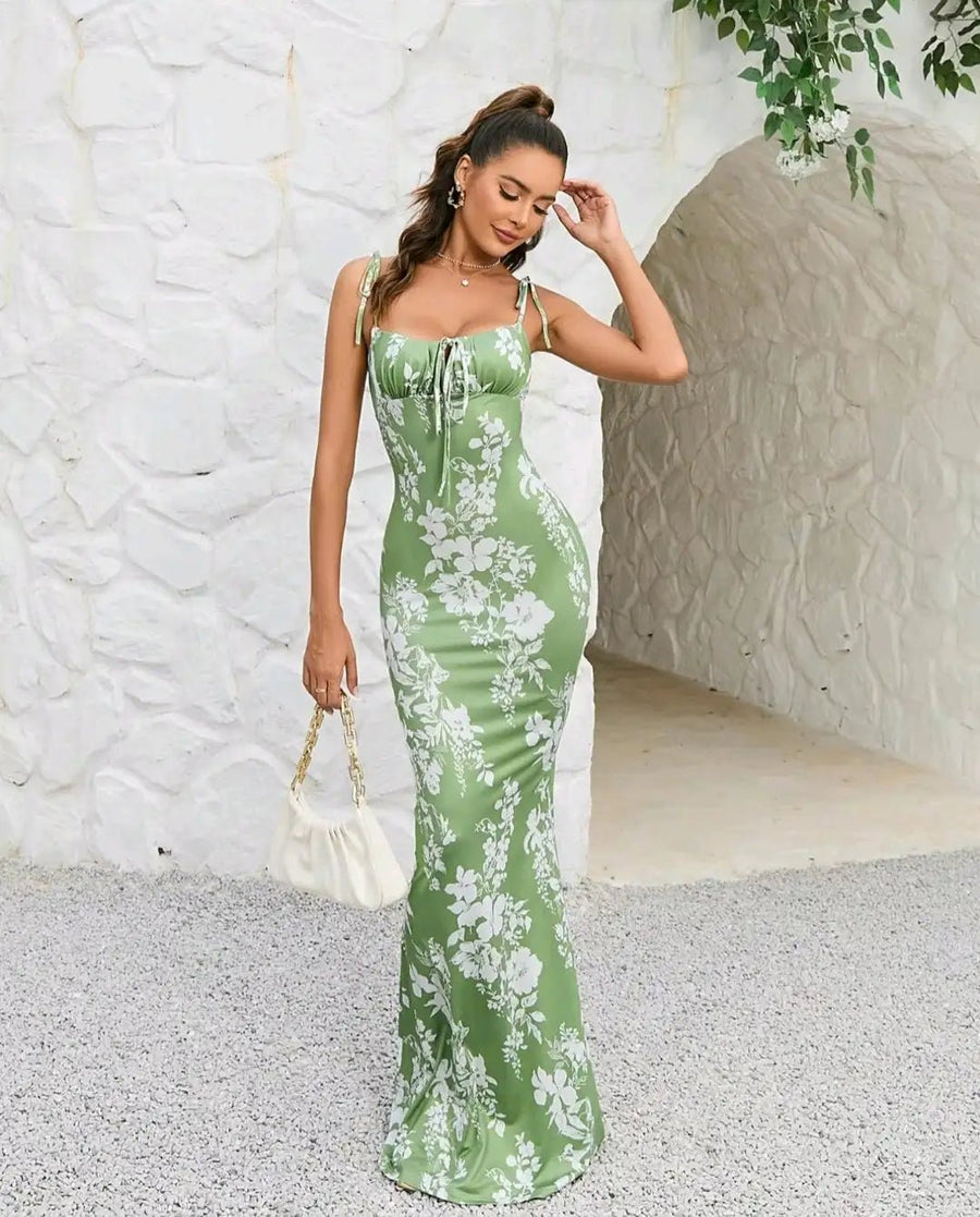 WOMEN'S SUMMER FLORAL MAXI DRESS - Zarino Newstyle
