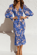 WOMEN'S SUMMER FLORAL MIDI DRESS - Zarino Newstyle