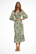 WOMEN'S SUMMER FLORAL MIDI DRESS - Zarino Newstyle