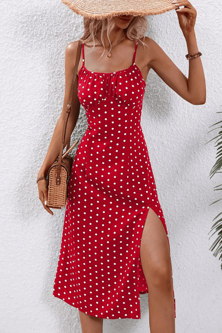 WOMEN'S SUMMER FLORAL MIDI SLIP DRESS - Zarino Newstyle