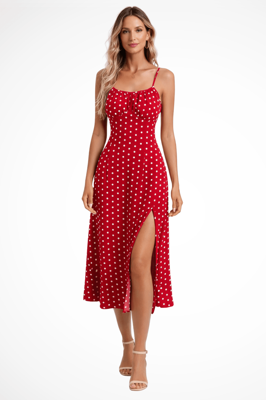 WOMEN'S SUMMER FLORAL MIDI SLIP DRESS - Zarino Newstyle
