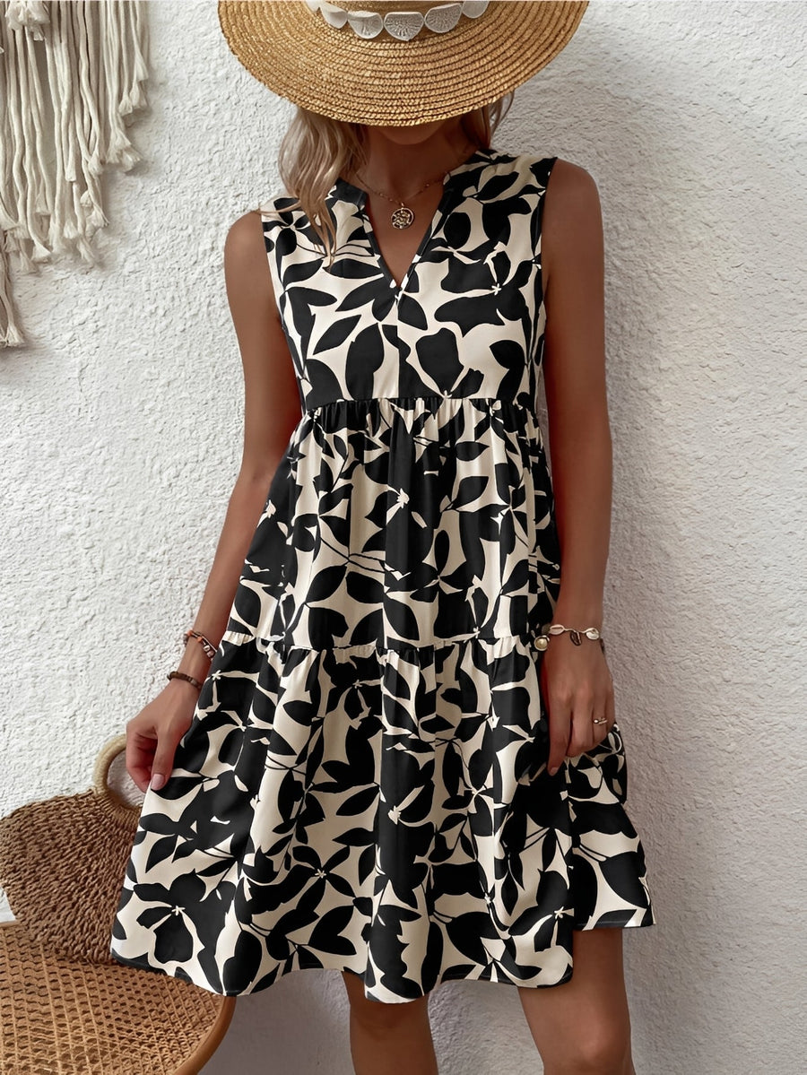 WOMEN'S SUMMER FLORAL MINI DRESS - Zarino Newstyle
