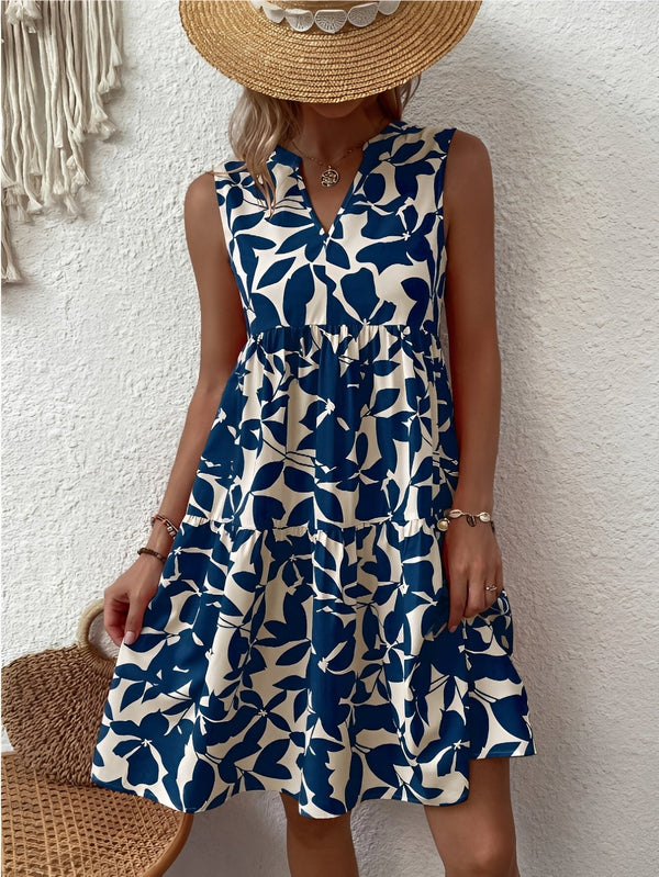 WOMEN'S SUMMER FLORAL MINI DRESS