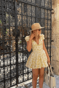 WOMEN'S SUMMER FLORAL MINI DRESS - Zarino Newstyle