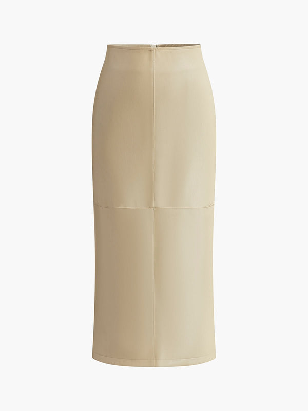 WOMEN'S SUMMER HIGH WAIST MIDI SKIRT