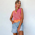 WOMEN'S SUMMER KNIT TANK TOP - Zarino Newstyle