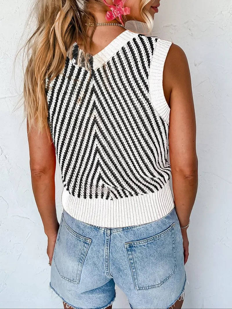 WOMEN'S SUMMER KNIT TANK TOP - Zarino Newstyle