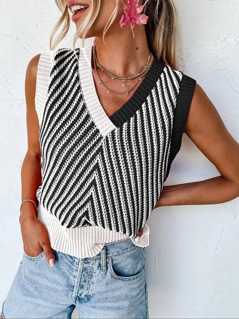 WOMEN'S SUMMER KNIT TANK TOP - Zarino Newstyle