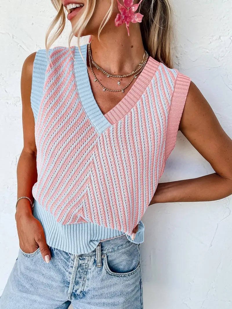 WOMEN'S SUMMER KNIT TANK TOP - Zarino Newstyle