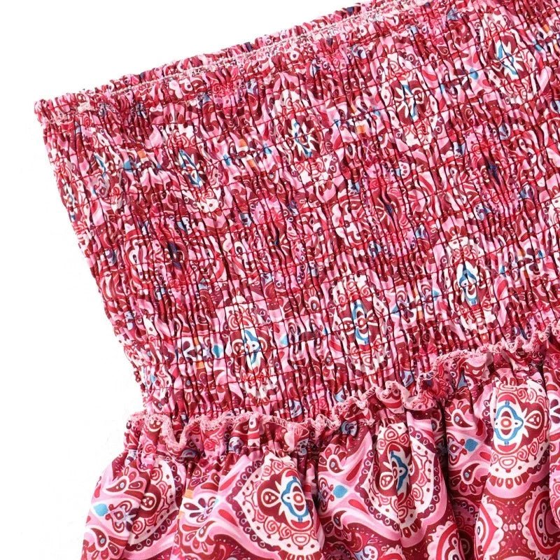 WOMEN'S SUMMER LAYERED RUFFLE MINI SKIRT - Zarino Newstyle