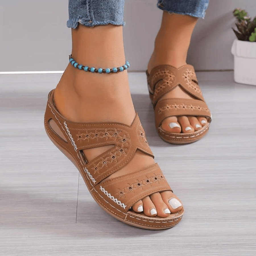 WOMEN'S SUMMER ORTHOPEDIC FLAT SANDALS - Zarino Newstyle