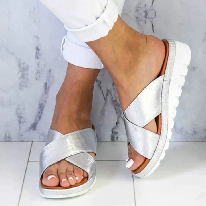WOMEN'S SUMMER ORTHOPEDIC SLIDE SANDALS - Zarino Newstyle