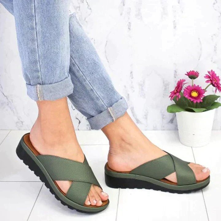 WOMEN'S SUMMER ORTHOPEDIC SLIDE SANDALS - Zarino Newstyle