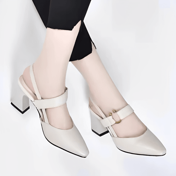 WOMEN'S SUMMER POINTED TOE MARY JANE PUMPS