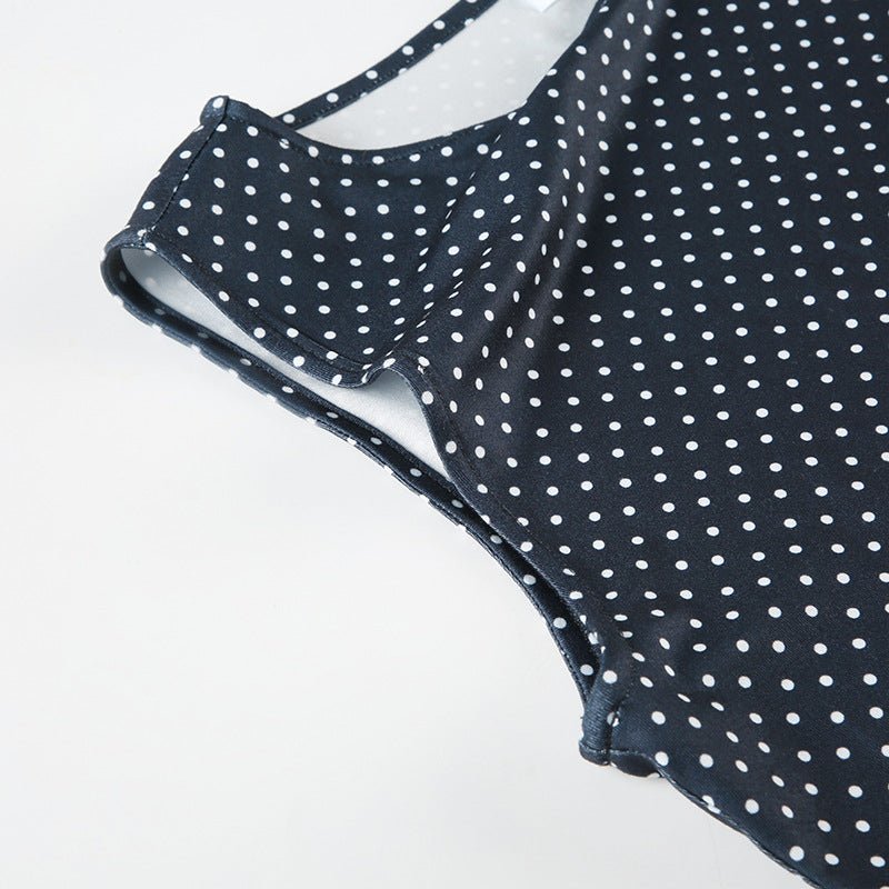 WOMEN'S SUMMER POLKA DOT MINI DRESS - Zarino Newstyle