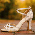 WOMEN'S SUMMER SATIN HEELED SANDALS - Zarino Newstyle