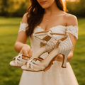WOMEN'S SUMMER SATIN HEELED SANDALS - Zarino Newstyle