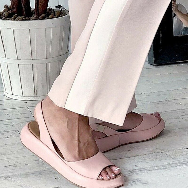 WOMEN'S SUMMER SLIP - ON FLAT SANDALS - Zarino Newstyle