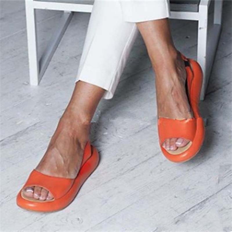 WOMEN'S SUMMER SLIP - ON FLAT SANDALS - Zarino Newstyle