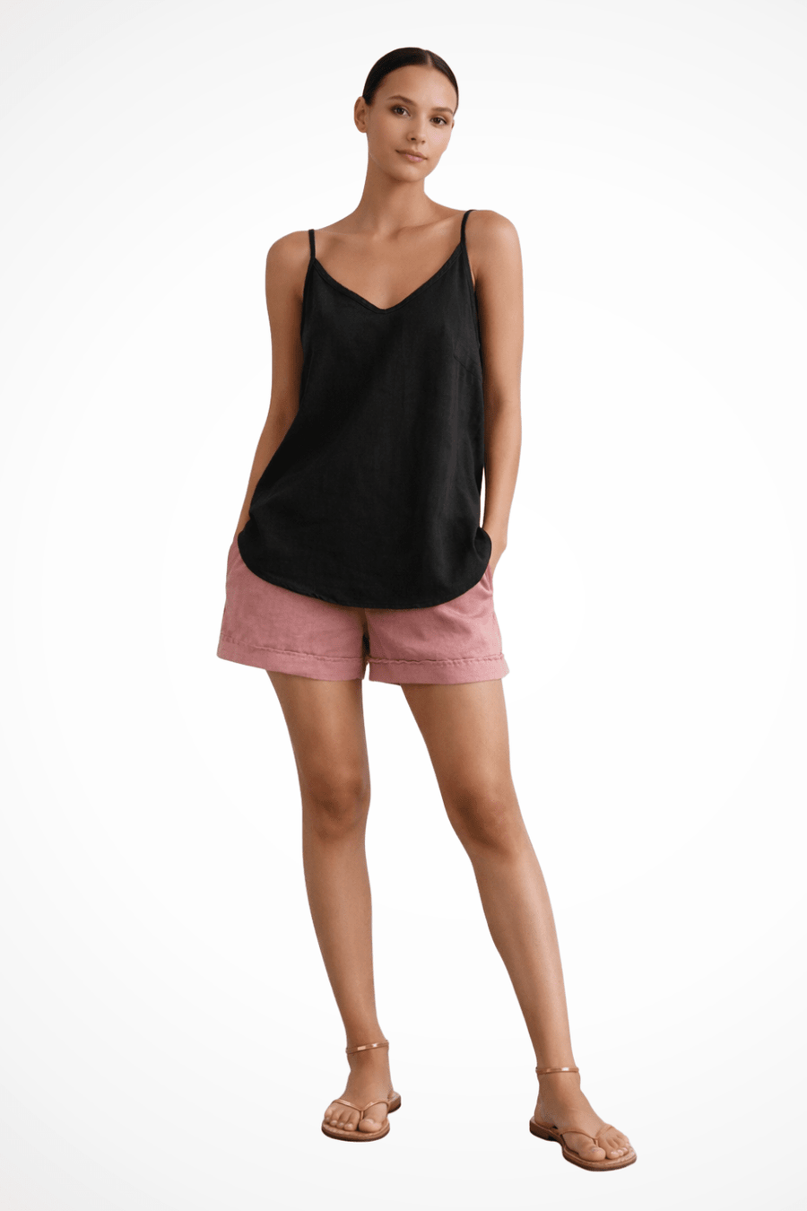 WOMEN'S SUMMER SPAGHETTI STRAP CAMI TOP - Zarino Newstyle