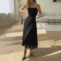 WOMEN'S SUMMER SQUARE NECK MIDI DRESS - Zarino Newstyle
