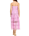 WOMEN'S SUMMER STRAPLESS EYELET MIDI DRESS - Zarino Newstyle