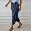 WOMEN'S SUMMER TAPERED CAPRI PANTS - Zarino Newstyle