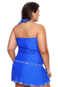 WOMEN'S SUMMER TWO PIECE HALTER TANKINI SET - Zarino Newstyle