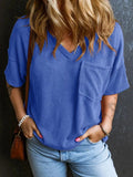 WOMEN'S SUMMER V NECK TOP - Zarino Newstyle