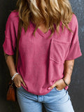 WOMEN'S SUMMER V NECK TOP - Zarino Newstyle
