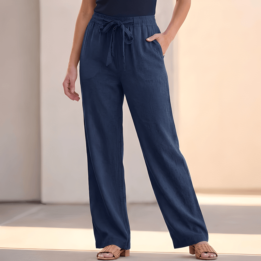 WOMEN'S SUMMER WIDE LEG TROUSERS - Zarino Newstyle