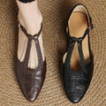 WOMEN'S T - STRAP BUCKLE MARY JANE FLATS - Zarino Newstyle