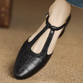 WOMEN'S T - STRAP BUCKLE MARY JANE FLATS - Zarino Newstyle