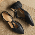 WOMEN'S T - STRAP BUCKLE MARY JANE FLATS - Zarino Newstyle