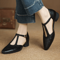 WOMEN'S T - STRAP BUCKLE MARY JANE FLATS - Zarino Newstyle