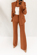 WOMEN'S TAILORED BLAZER & TROUSER SUMMER SUIT SET - Zarino Newstyle