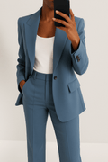 WOMEN'S TAILORED BLAZER & TROUSER SUMMER SUIT SET - Zarino Newstyle