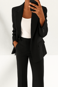 WOMEN'S TAILORED BLAZER & TROUSER SUMMER SUIT SET - Zarino Newstyle