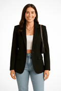 WOMEN'S TAILORED SINGLE BUTTON BLAZER - Zarino Newstyle