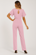 WOMEN'S TIE WAIST WIDE LEG SUMMER JUMPSUIT - Zarino Newstyle