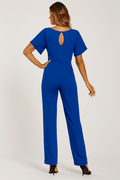 WOMEN'S TIE WAIST WIDE LEG SUMMER JUMPSUIT - Zarino Newstyle