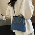 WOMEN'S TRENDY DENIM TOTE BAG - Zarino Newstyle