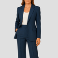 WOMEN'S TWO PIECE TAILORED BLAZER SUMMER SUIT SET - Zarino Newstyle