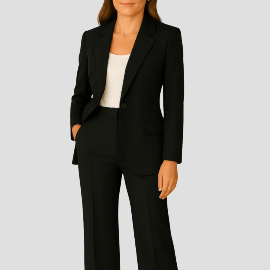 WOMEN'S TWO PIECE TAILORED BLAZER SUMMER SUIT SET - Zarino Newstyle