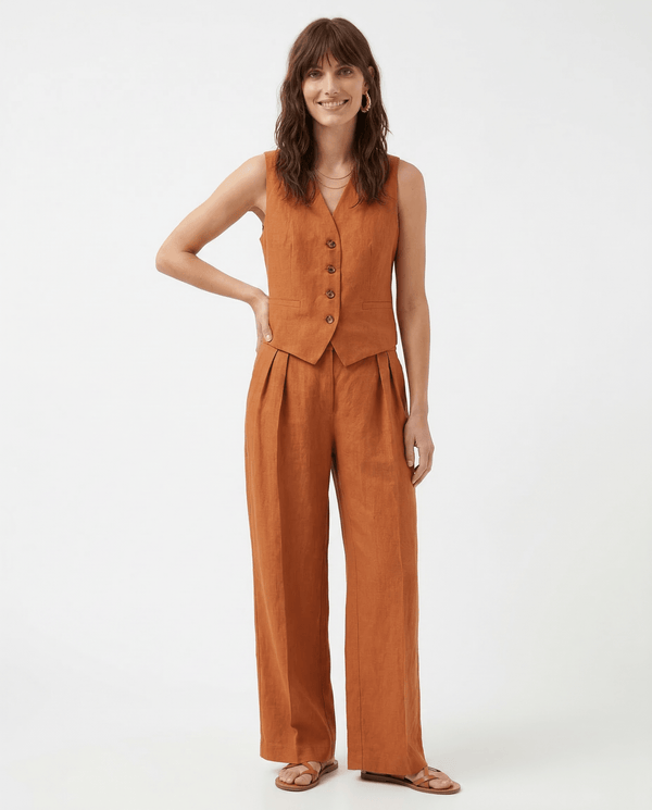 WOMEN'S VEST & WIDE LEG TROUSER SET - Zarino Newstyle