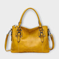 WOMEN'S VINTAGE STRUCTURED SATCHEL HANDBAG - Zarino Newstyle