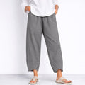 WOMEN'S WIDE LEG CROPPED PANTS - Zarino Newstyle