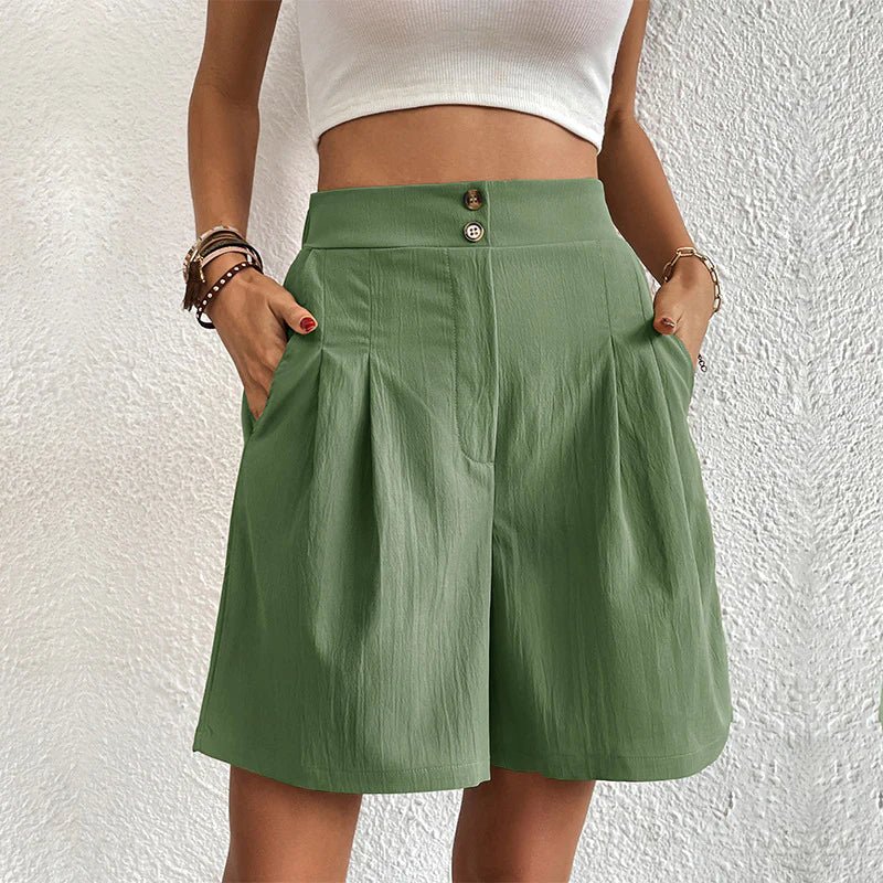 WOMEN'S WIDE LEG SUMMER SHORTS - Zarino Newstyle