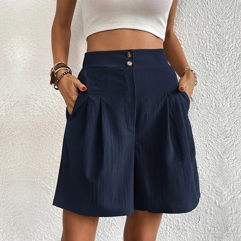 WOMEN'S WIDE LEG SUMMER SHORTS - Zarino Newstyle